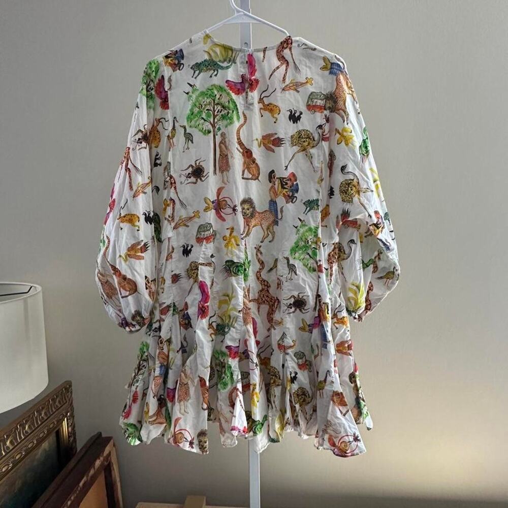 Rhode white dress with multicolored - Picture 5 of 6